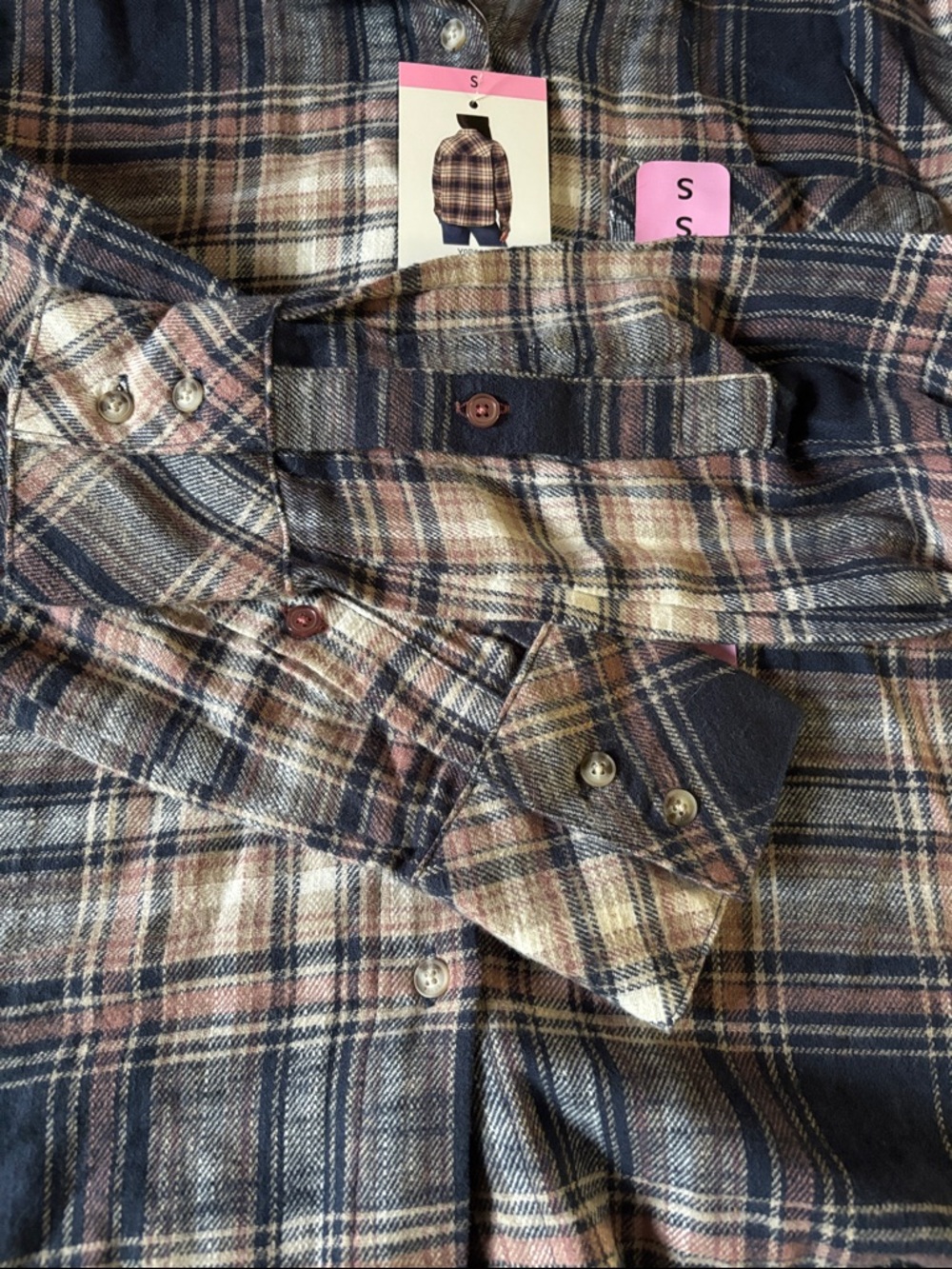 NWT Scotch & Soda Trendy Plaid Button-Up Shirt | Size S - Picture 6 of 10